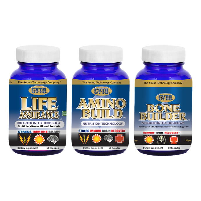 Life Assurance / Amino Build/ Bone Builder Combo